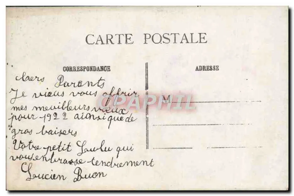 Petite fille et chat dans un panier de houx — 365 jours de Bonheur — éditeur J.K. n°807 - Reverso