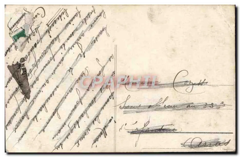 Junge Frau mit Taube — Frohe Neujahr — Fauvillès, n° 149 - Rückseite