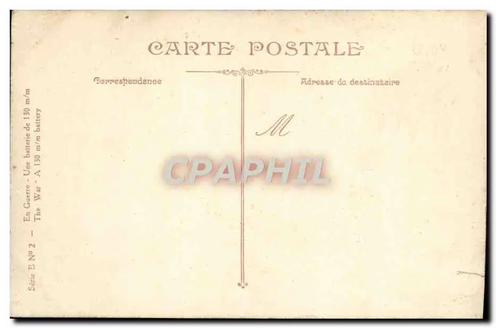 In guerra — Un'artiglieria da 130 mm — L.V.-C.T. - Verso