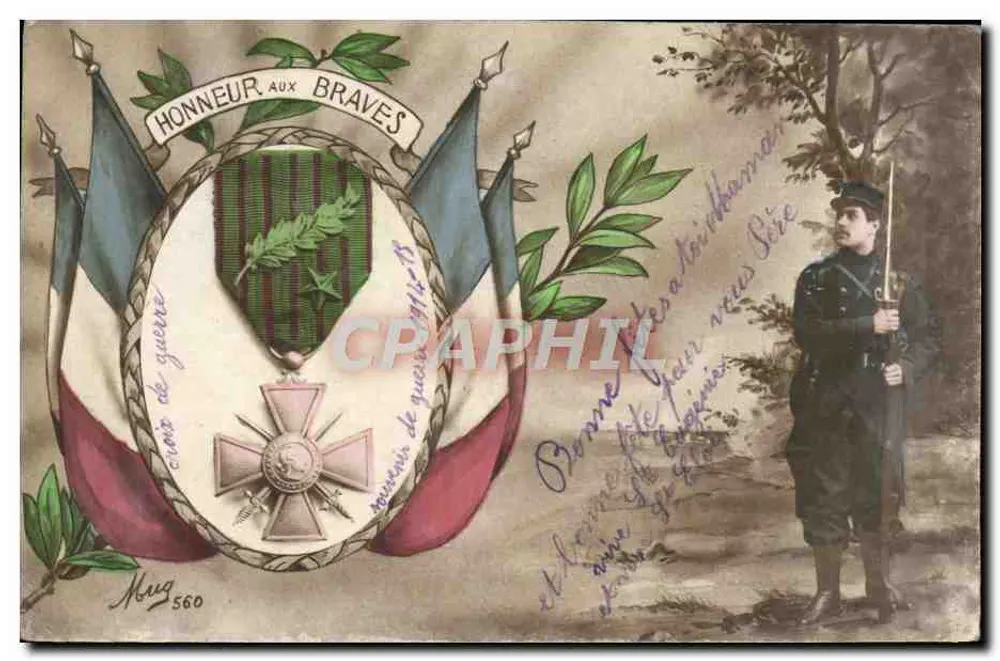 Medalha militar — Honra aos Bravos — editor Mug, n°560 - Frente