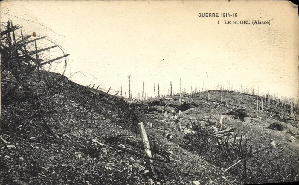 ले सुएडेल (अल्सेस) — नष्ट लड़ाई के मैदान — युद्ध 1914-18 - आगे