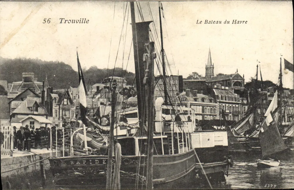 Trouville — O Navio do Havre — Editor desconhecido, n° 56 - Frente
