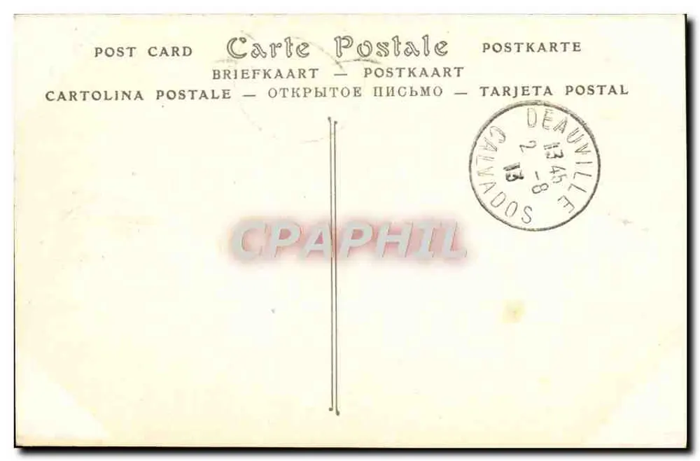 Trouville-sur-Mer — Der Casino-Platz — ND Fotografie n°466 - Rückseite