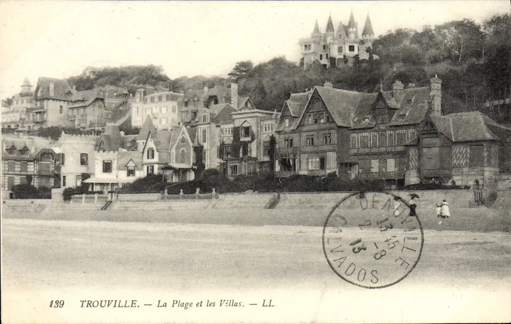 Trouville — Die Strandpromenade und die Villen — LL. n°139 - Vorderseite