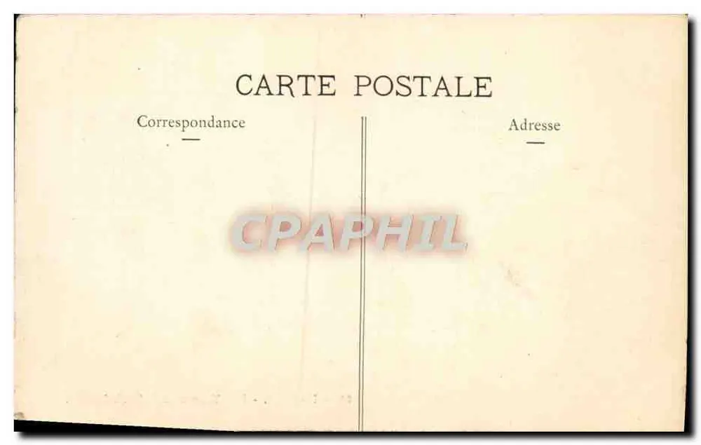 Versailles - Petit Trianon aus dem französischen Garten gesehen — Verlag S. Lévy, Nr. 82 - Rückseite