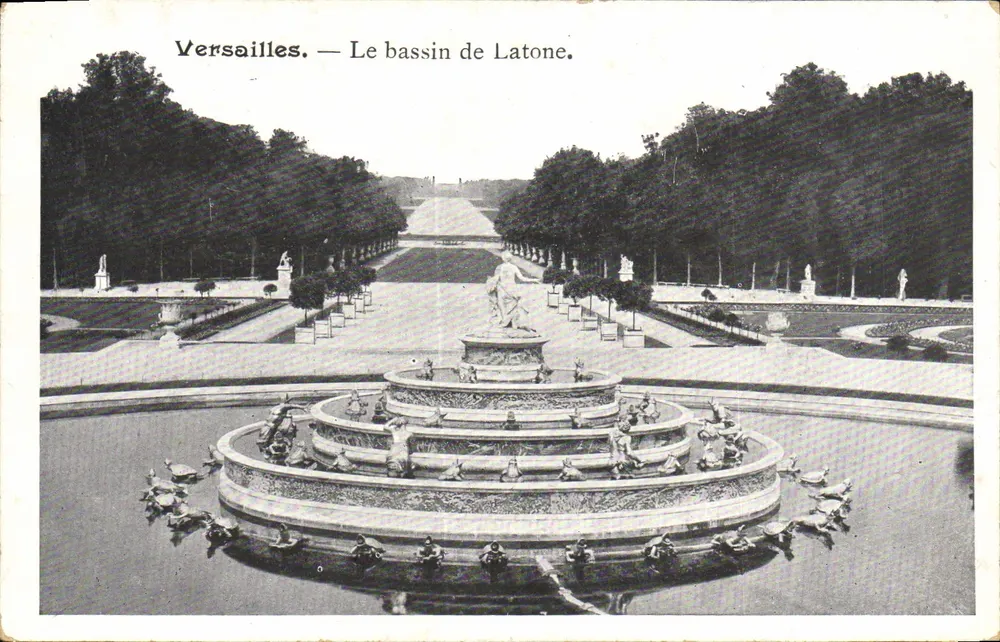 Versailles — O basso de Latone. - Frente