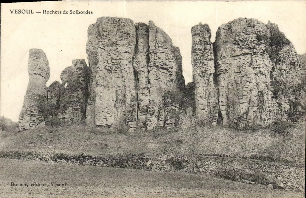 Vesoul — Rochers de Solbordes — Burner, editor, Vesoul - Frente