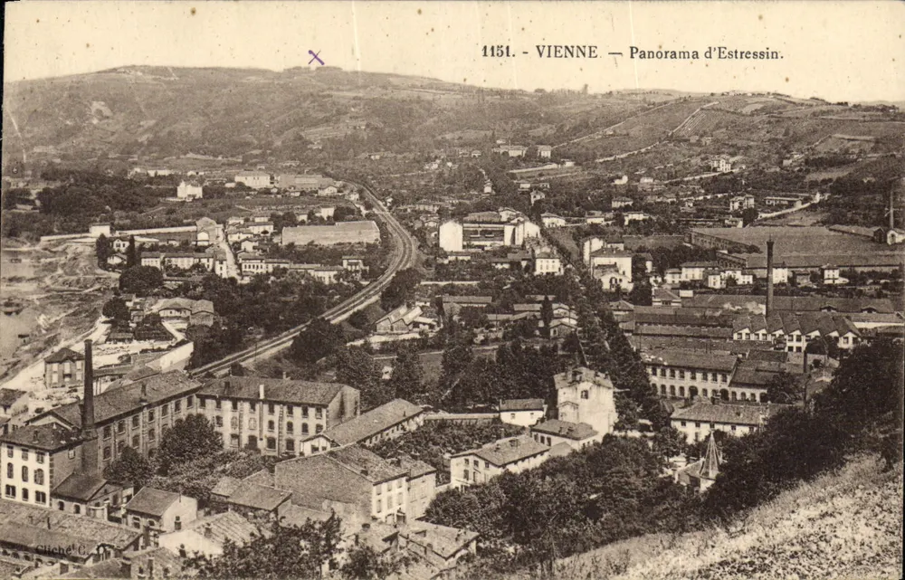 Viena — Panorama de Estressin — Cliché G. - Frente