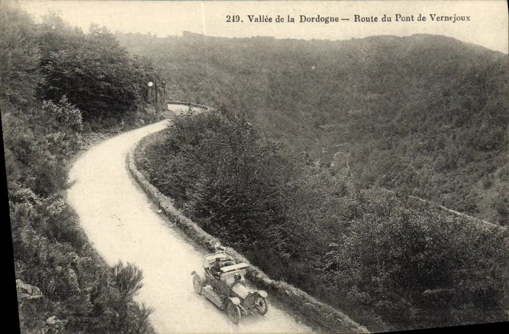 Tal der Dordogne — Route des Pont de Vernejoux — Nr. 249 - Vorderseite