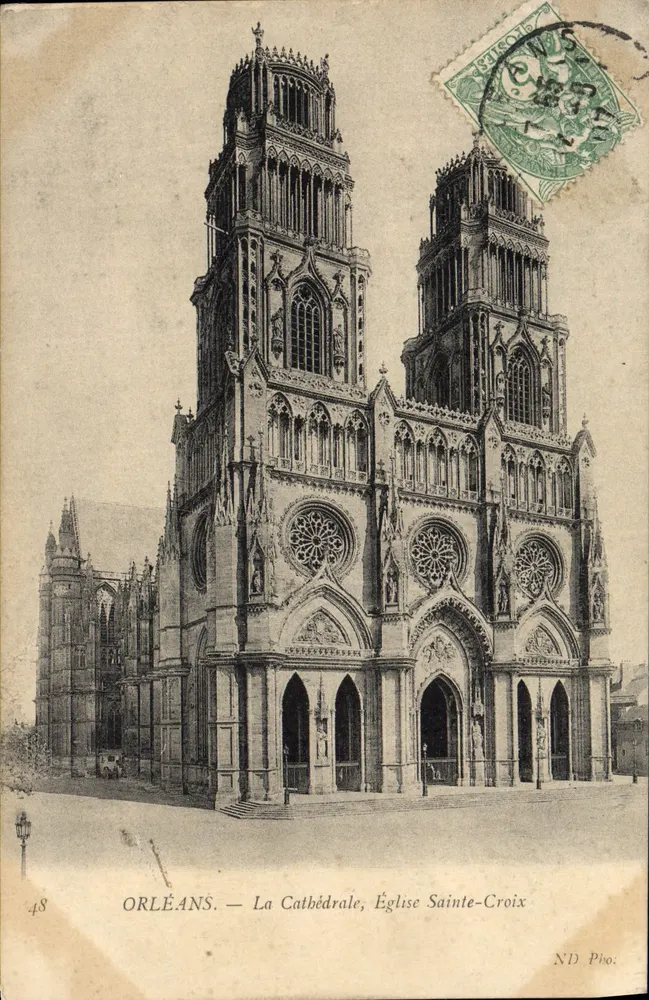 Orléans — Die Kathedrale, Kirche Sainte-Croix — ND Photo, n°48 - Vorderseite