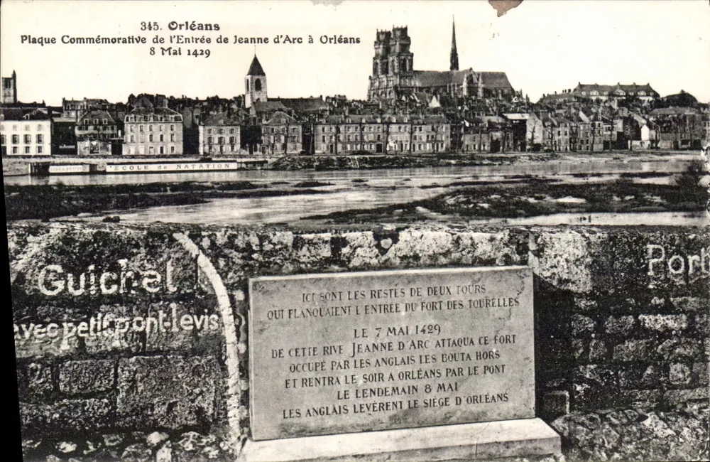 Orléans — Eintritt von Jeanne d'Arc in Orléans — L. Lenormand, n°345 - Vorderseite