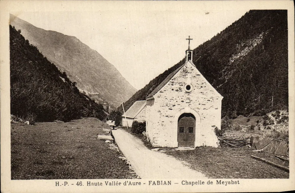 Kapelle von Meyabat — Hochtal von Aure — Fabian, Nr. 46 - Vorderseite