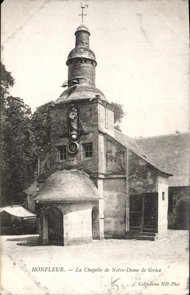 Honfleur — A Capela de Nossa Senhora da Graça — Collections ND Phot - Frente