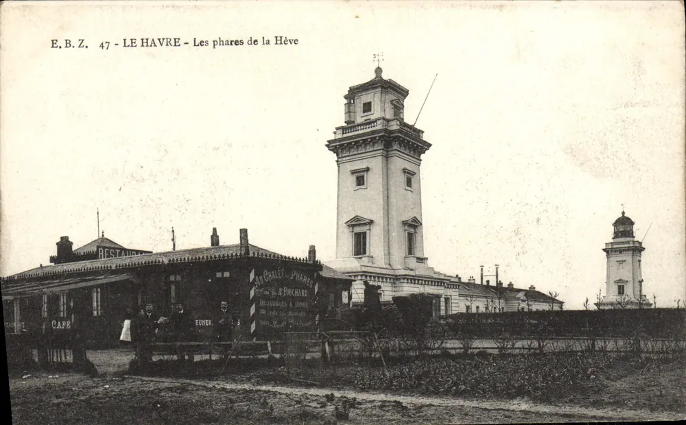 Le Havre — I fari della Hève — E.B.Z. 47 - Recto