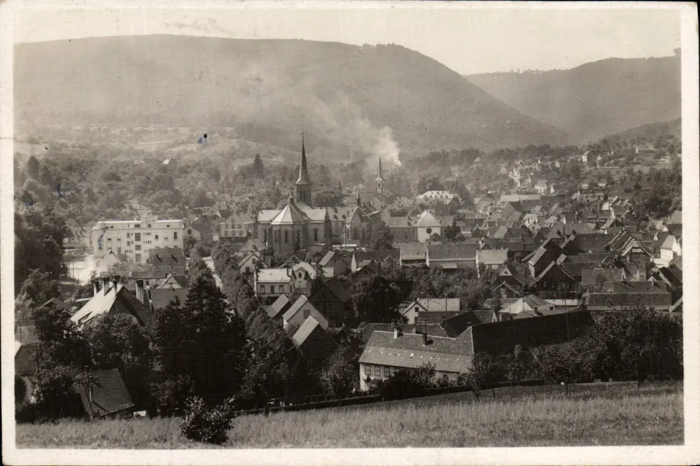 Niederbroun-les-Bains — Vista general — Edición Cigognes - Anverso