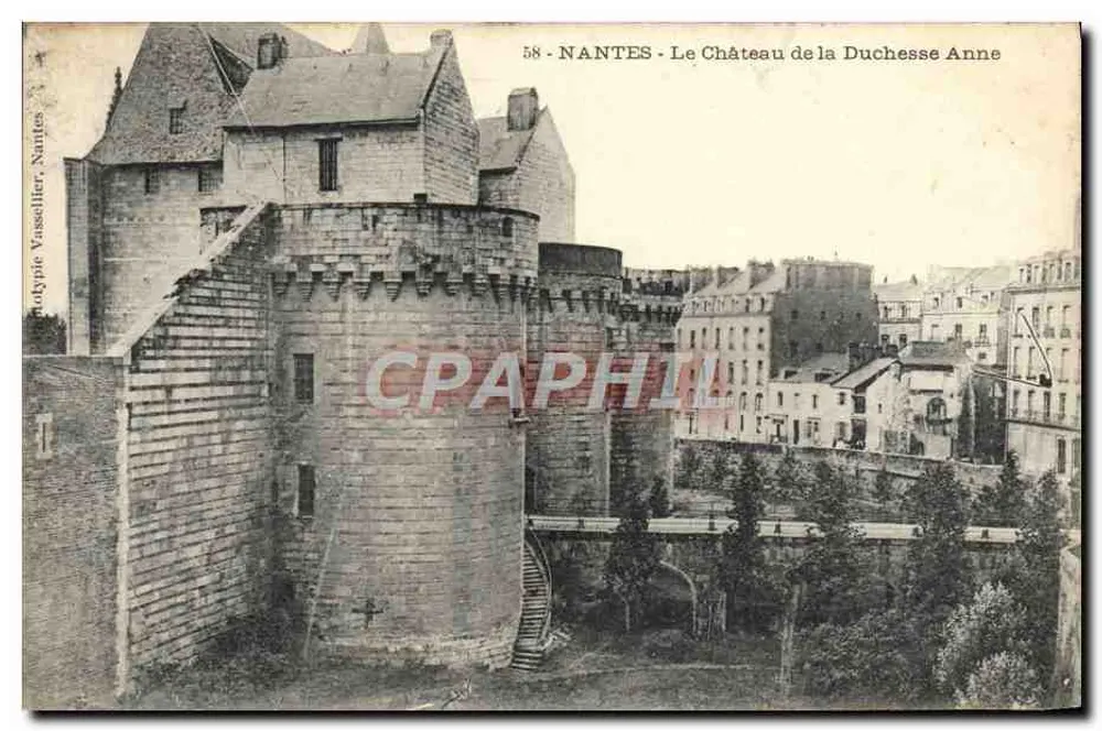 NANTES - Schloss der Herzogin Anne — Polypie Vassallier, n°58 - Vorderseite