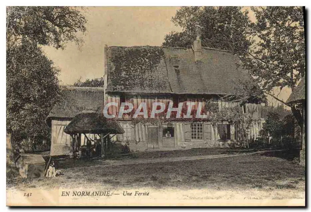 Na Normandia — Uma Fazenda — ND-Blot - Frente