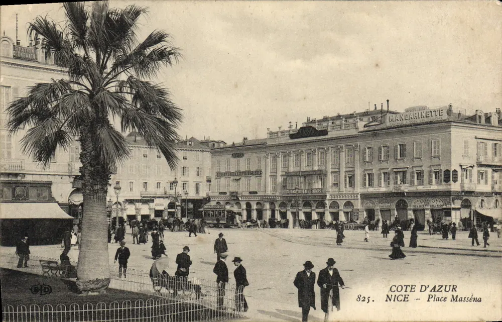 Place Masséna — Nice, Côte d'Azur — editor CDP, n° 825 - Frente
