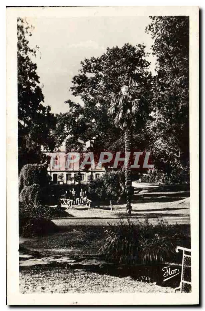 Fontenay-le-Comte — Ansicht des Parks mit Haus und Palme — Verlag Florès - Vorderseite