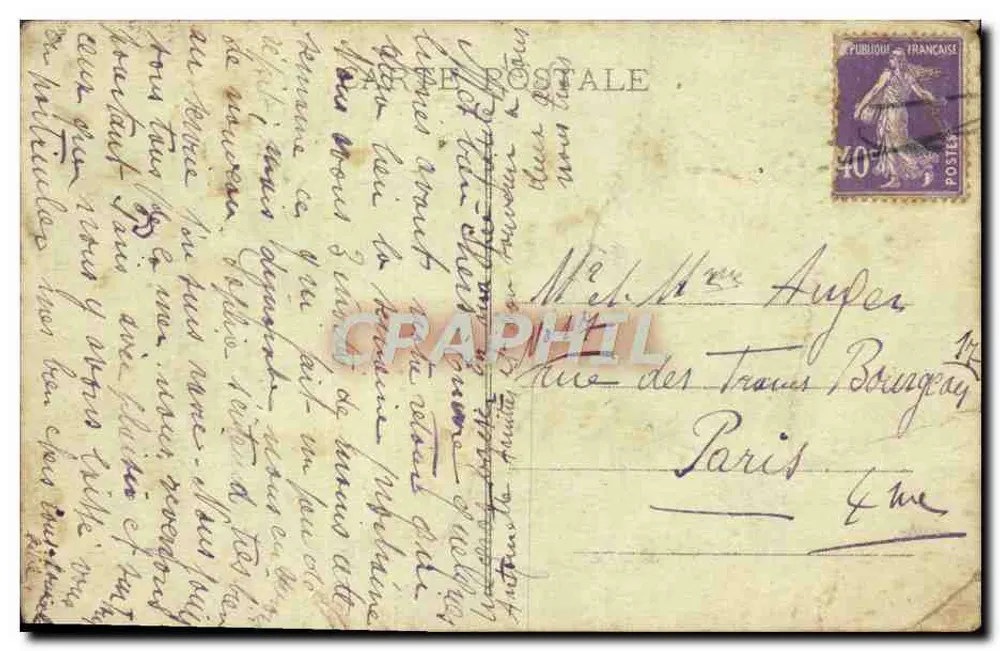 A Normandia pitoresca — Attends, j’n’m aime pas à trinquer avec un veuve veuve... — Cl. A. V. / Le Goubey, Coll. Saint-Pierre, Égina - Verso