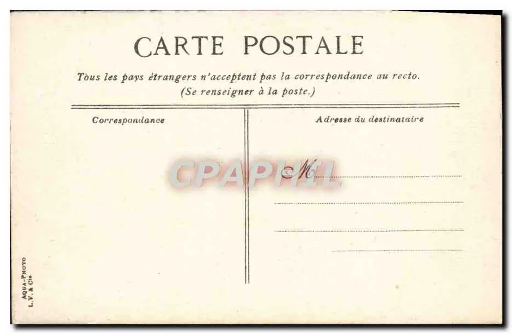 Nîmes. O Liceu e a Avenida das Arenas — L.V. & Cie, n° 30 - Verso