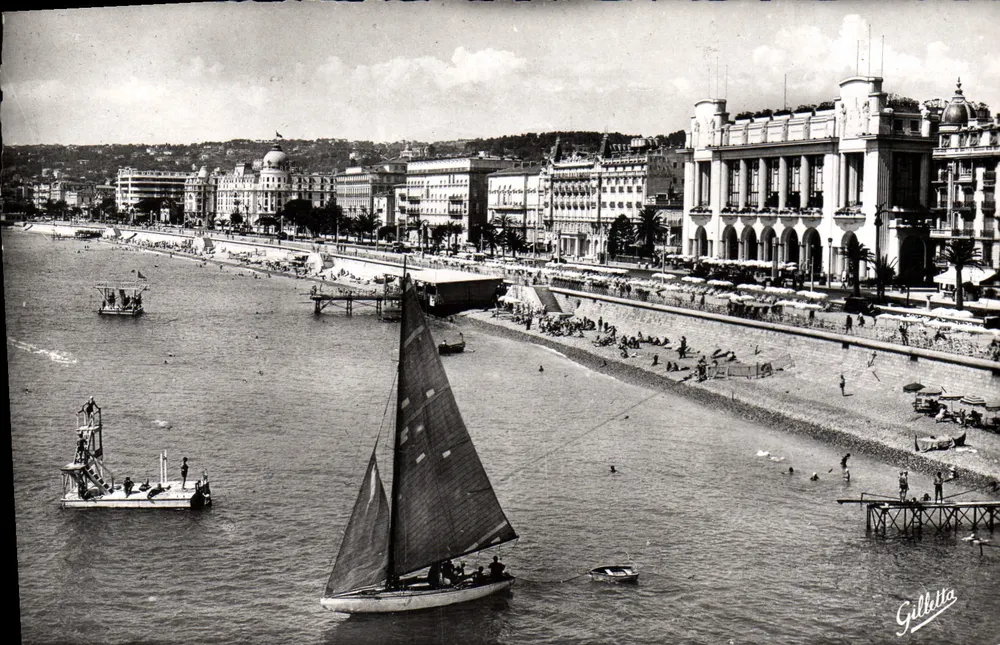Vista Generale della Promenade — Nizza — Gilletta - Recto