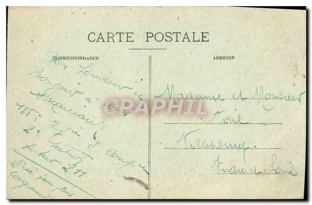 NANCY — Gitter von Jean LAMOUR und Place Stanislas — anonymer Verleger, n° 2 - Rückseite