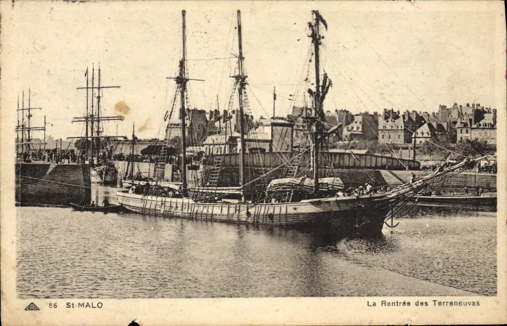 St-Malo — Die Rückkehr der Terreneuvas — CN DES ARTS PHOTOMÉCANIQUES STRASBOURG - Vorderseite