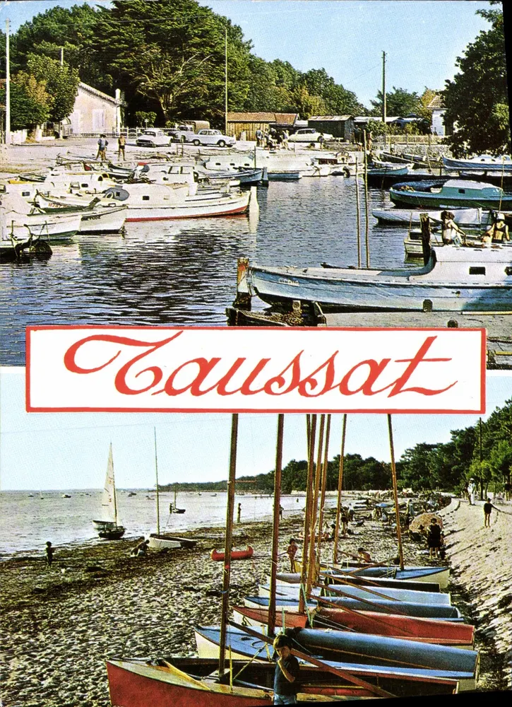 Taussat — Ansicht des Hafens und der Strand — Verlag L. Chatagneau, Nr. 532 - Vorderseite