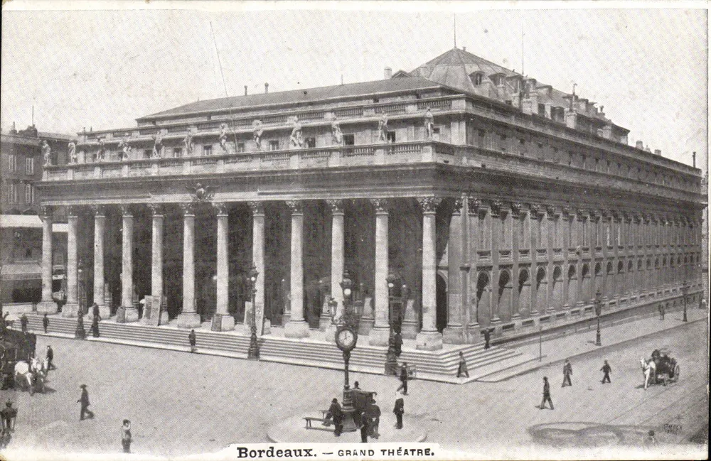 Bordeaux — Grand Théâtre — Uitgever: C. P. B. (reeksnummer niet zichtbaar) - Voorkant