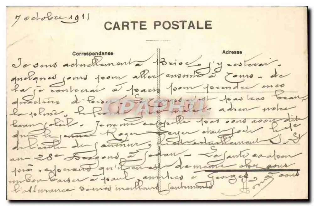 Fest im Dorf — La Bourrice — Verlag: Photo-ville, Gassé et Cantonie, Brière - Rückseite
