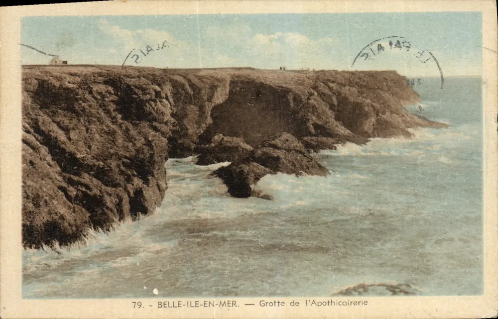 Belle-Île-en-Mer — Gruta do Farmacêutico - Frente