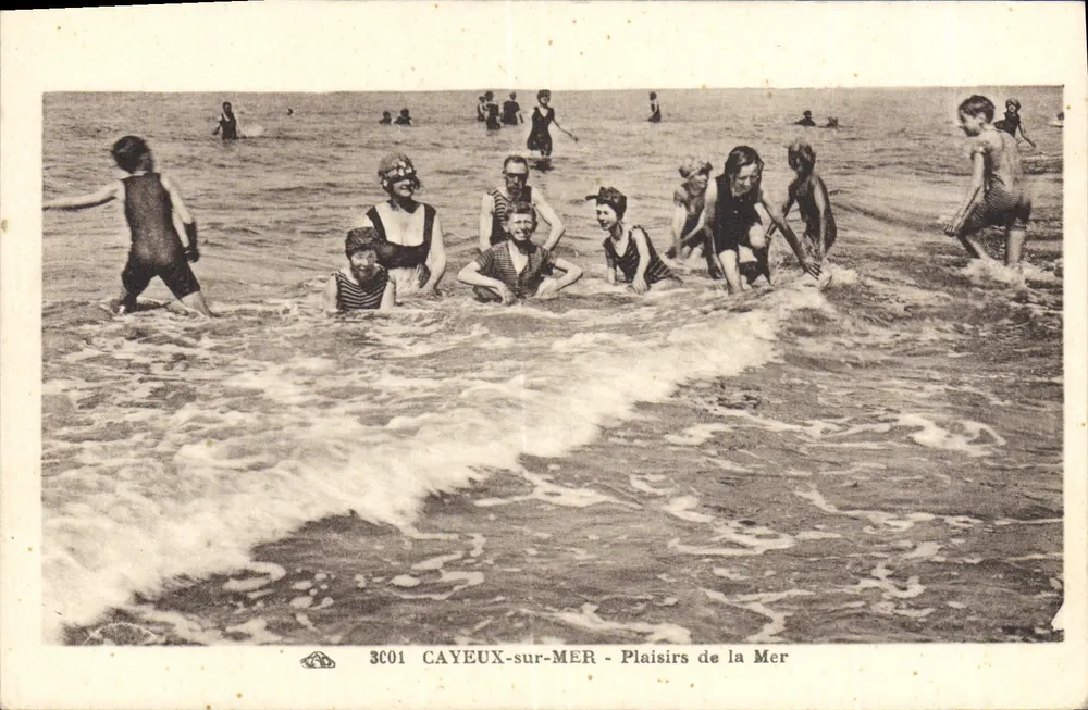 CAYEUX-sur-MER - Vista do mar — 3C001, editor Straabourg - Frente