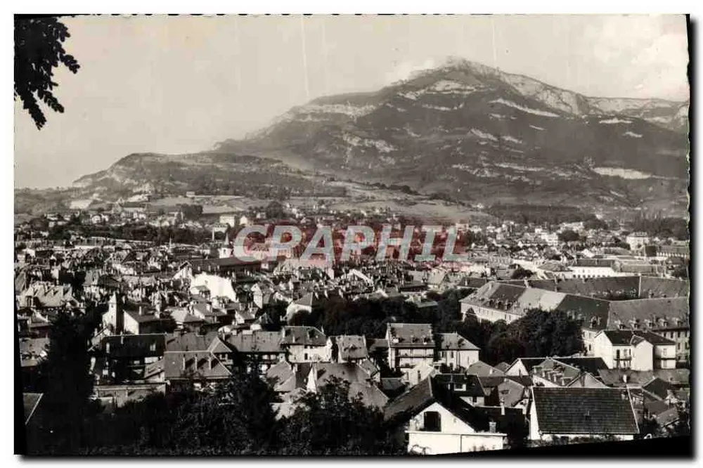 Chambéry (Savoie) — Vista geral e o Nivolet (1546 m) — Edições de Arte 'Yvon', Paris - Frente