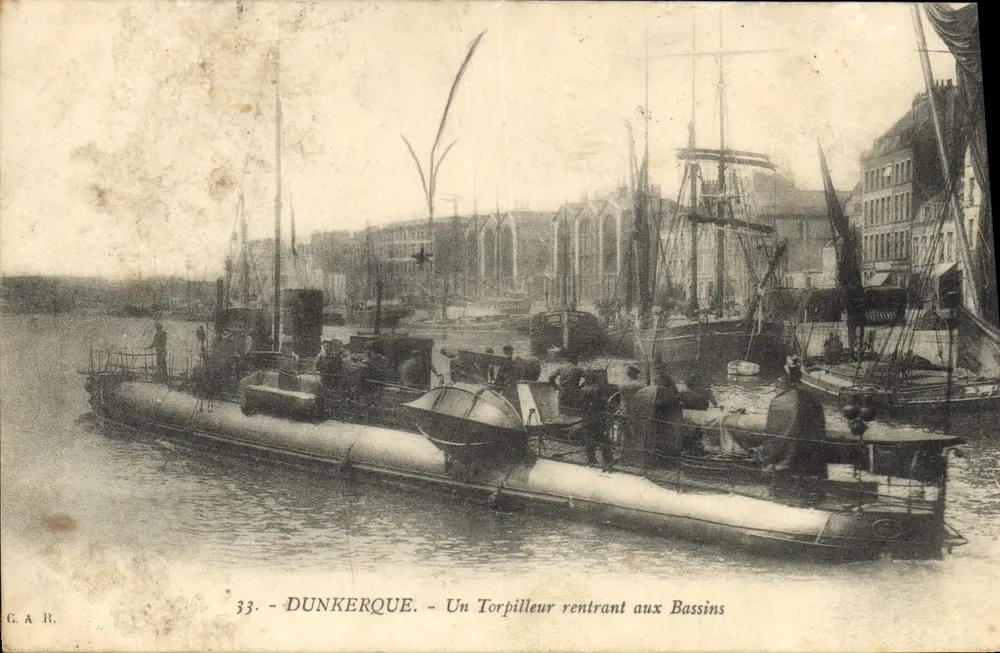 Dunkirk — Ein Torpedoboot kehrt in die Werft zurück — G.A.R. n°33 - Vorderseite