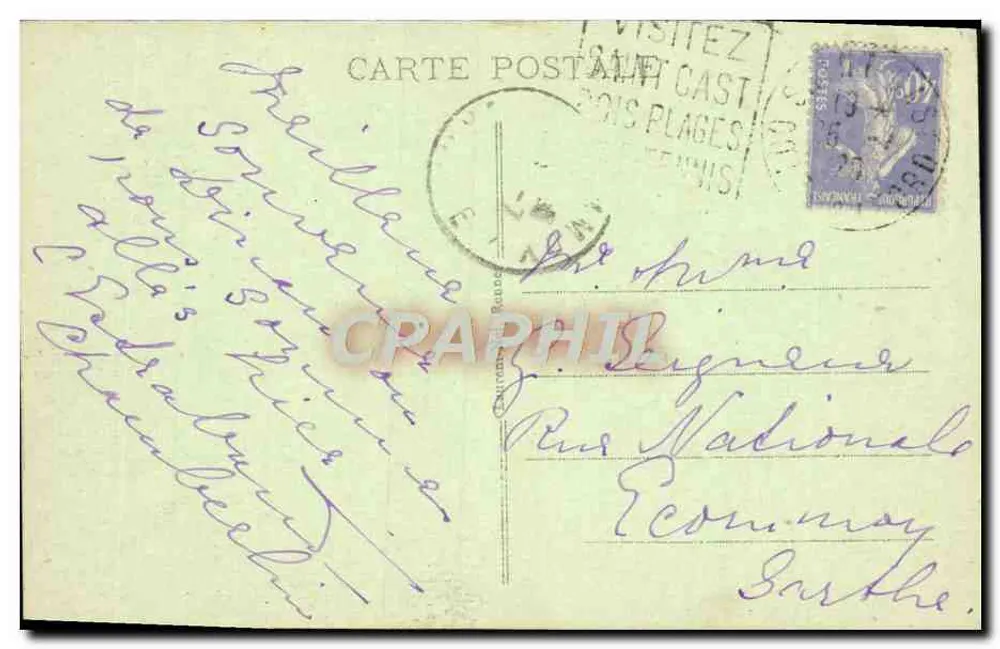 Dinan - Abside da Igreja Saint-Sauveur — editor anônimo, n° 3370 - Verso