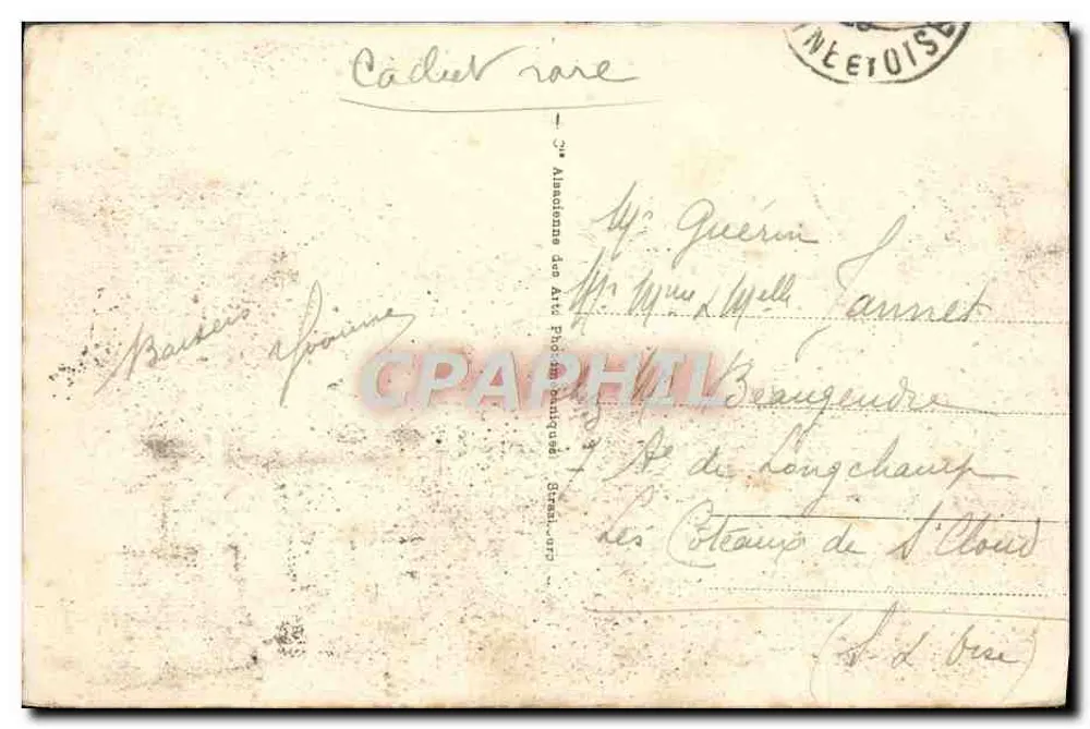 Deauville - Die Blühende Strände - Das Casino — anonymer Verlag, Nr. 132 - Rückseite