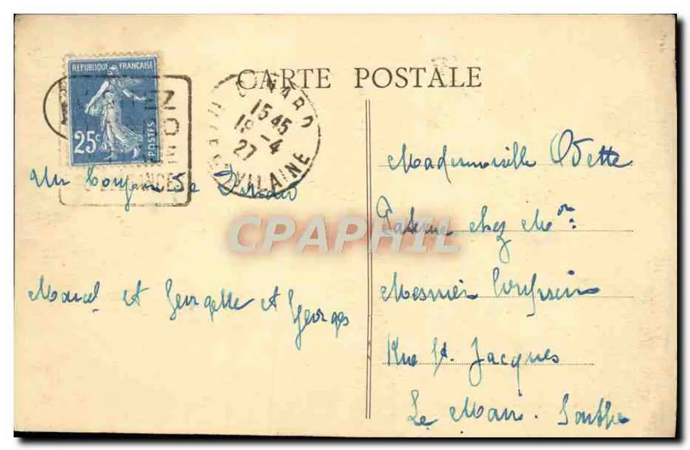 Dinard (Bretanha) — As Villas de "La Maleuine" — The Boston Litho Co. Ltd. - Verso