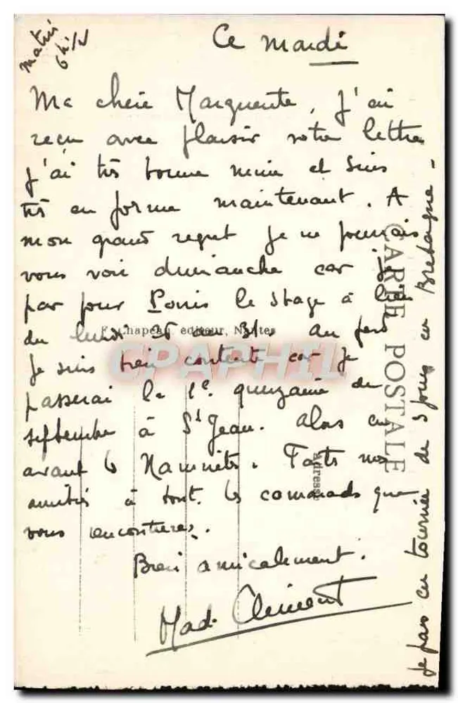 Le Croisic (Loire-Inf.) — Der Hafen, nahe der Fischerei - Les Jonchères — n°49 - Rückseite