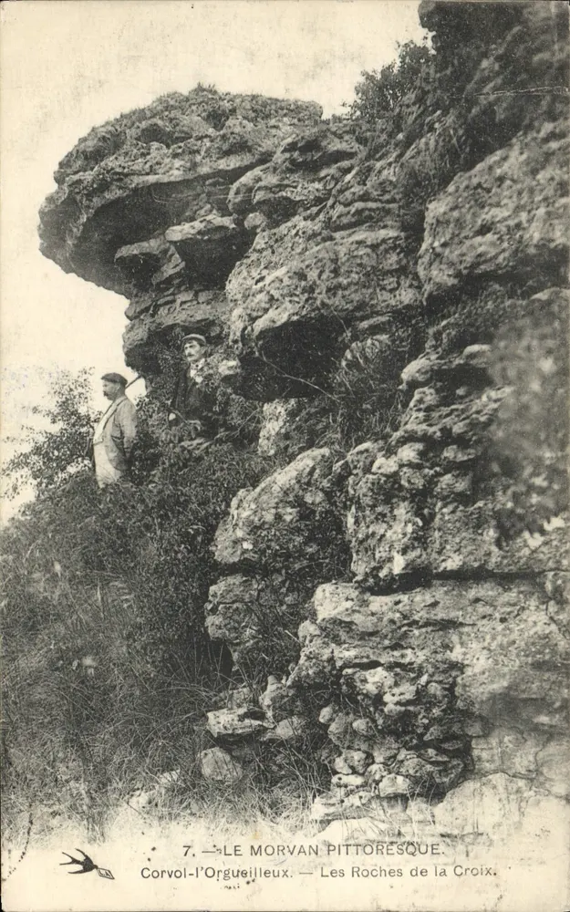 Corvol-l'Orgueilleux — Die Felsen der Kreuz — Das pittoreske Morvan - Vorderseite