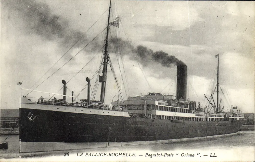 La Pallice-Rochelle — Dampfschiff « Oriana » — LL. n°36 - Vorderseite