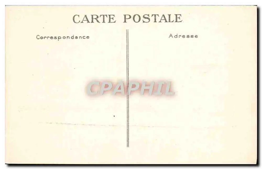 Dampfschiff "ILE-de-FRANCE" — G. F., Le Havre - Rückseite
