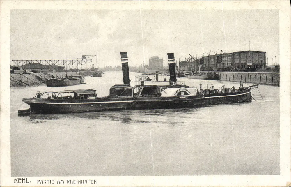 Kehl — Teil am Rheinhafen — Verlag A. Nöthling, Nr. 514B - Vorderseite