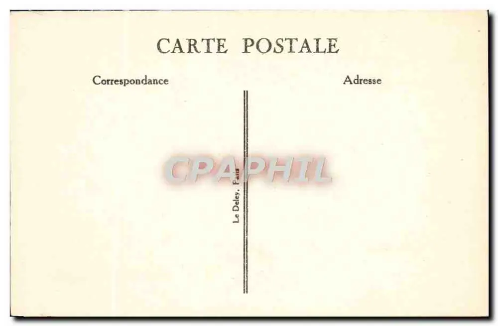 Der Transatlantiker "FRANCE" — Le Havre — Verlag G.F. n°116 - Rückseite