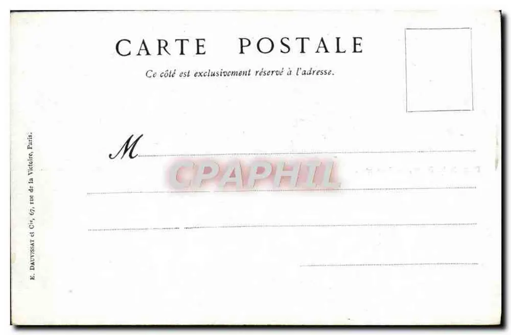 Hafen von La Ciotat — Ansicht Nr. 1 — Cie des Messageries Maritimes - Rückseite