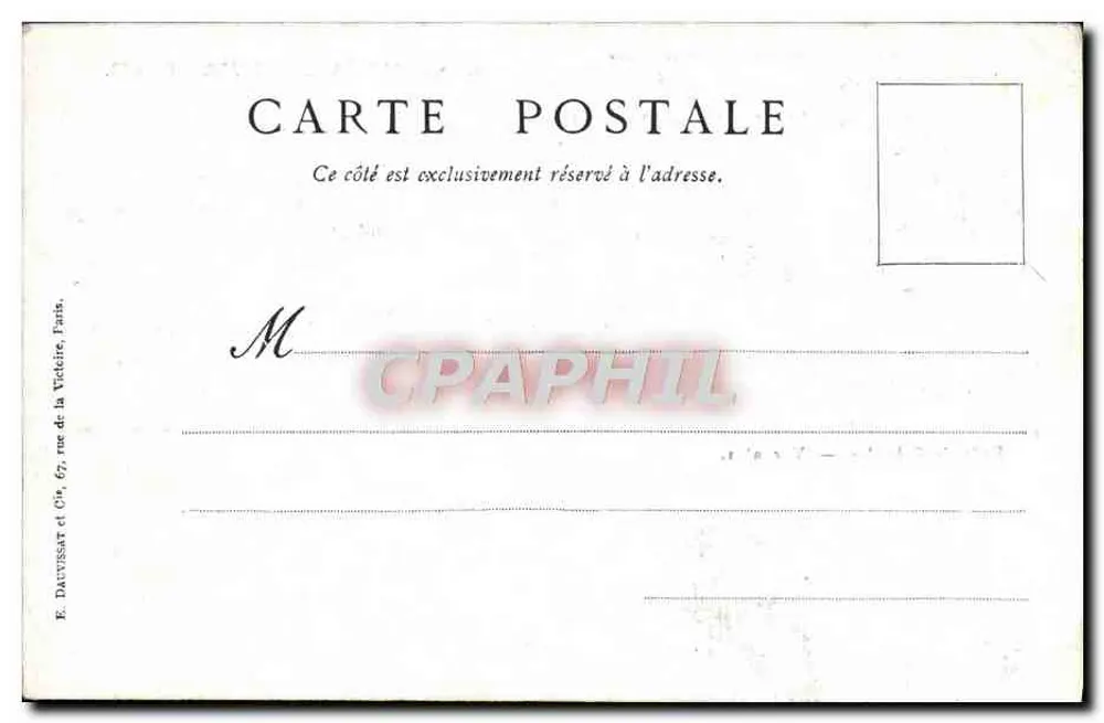 Rade de Colombo — Vista n° 2 — Cie des Messageries Maritimes - Verso