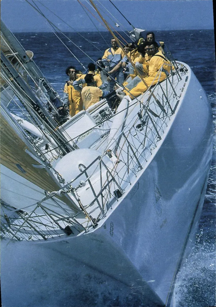 Mannschaft des Maxi-Yachts « La Poste » — Whitbread 1993/94 — Ausgabe von La Poste - Vorderseite