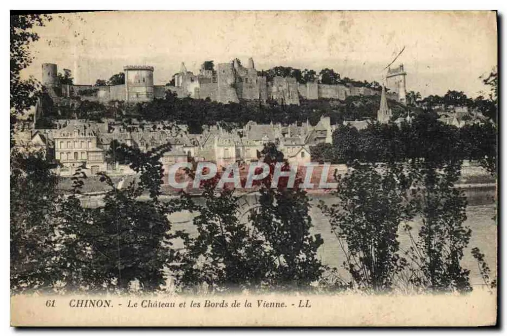 Chinon - Das Schloss und die Ufer der Vienne - LL - Vorderseite