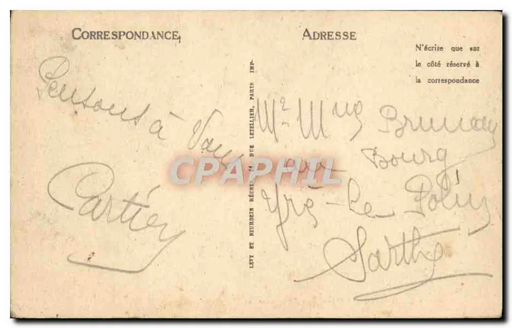 Le Croisic — O Hotel do Oceano e a Praia — LL - Verso