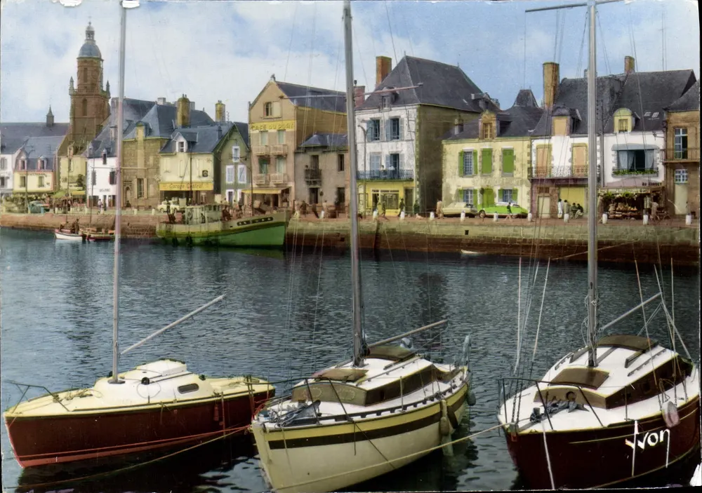Le Croisic (Loire-Atlantique) — Seu charmoso porto de pesca — Éditions d'Art Yvon, n° 421 - Frente